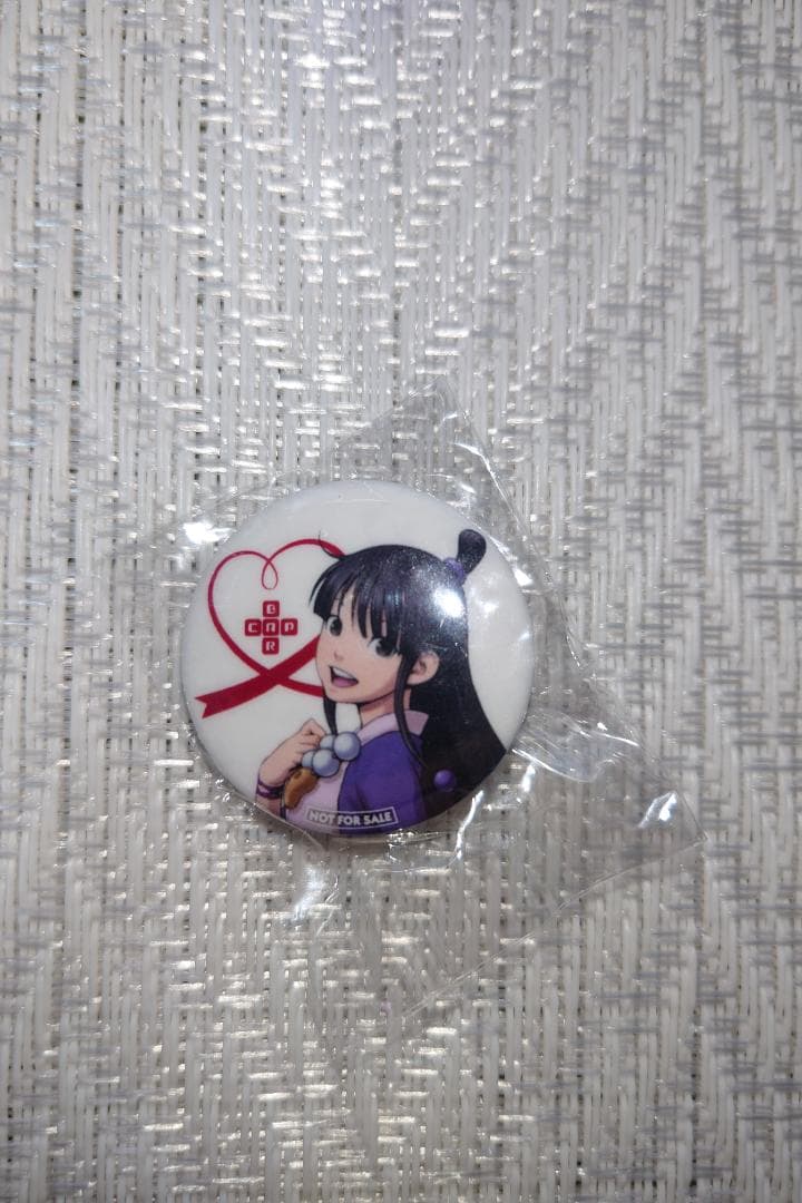 公*o様 逆転裁判　缶バッジ　綾里真宵 駿河屋 -<中古>綾里真宵 「逆転裁判～その「真実」、異議あり