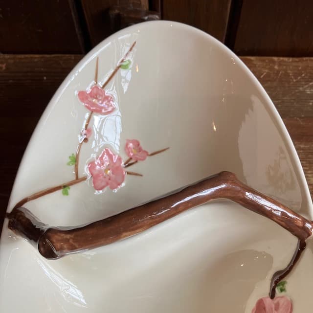 poppy trail peach blossom お皿 プレート オーバル