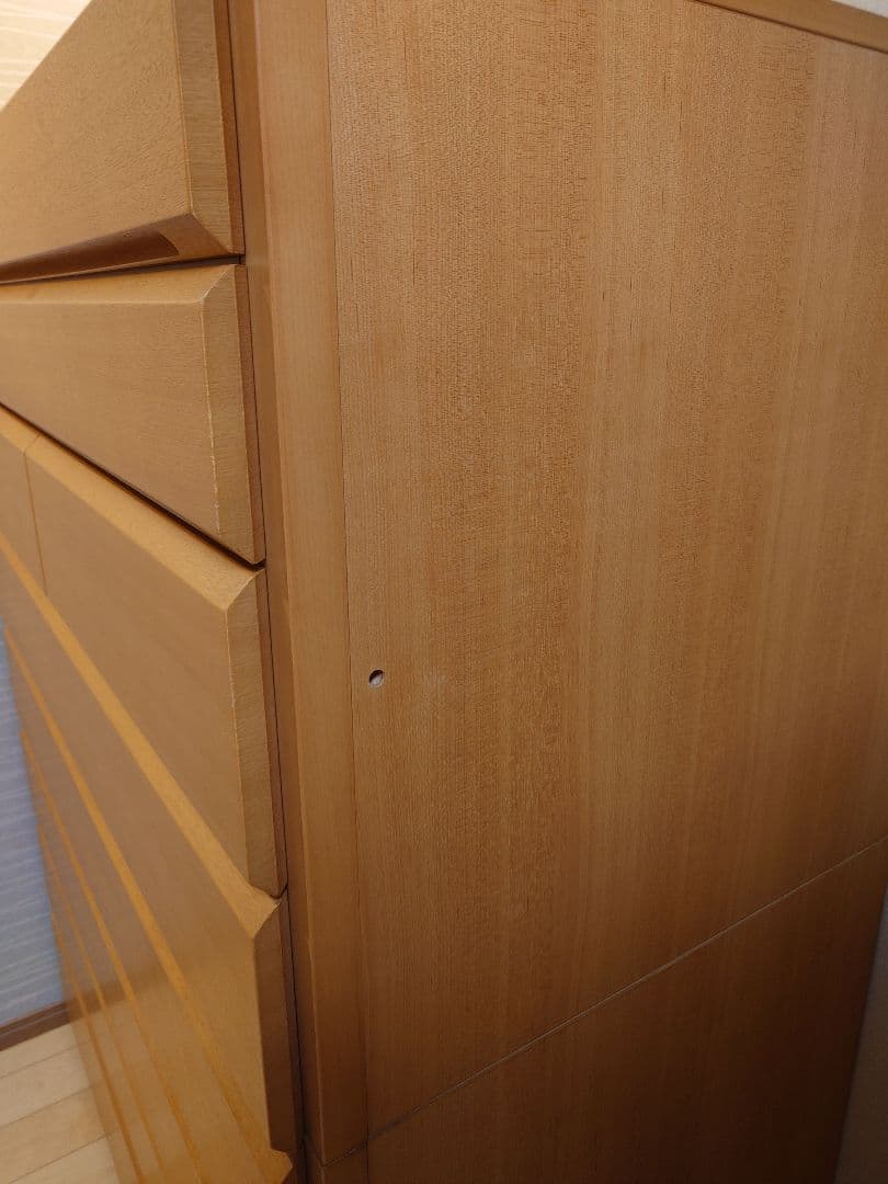 府中家具 ナチュラルウッド 木製チェスト 8引き出し - メルカリ