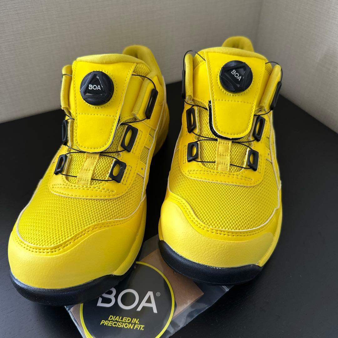 新品　限定色　アシックス asics CP209 BOA イエロー 25.5㎝ 楽天市場】アシックス 安全靴 CP209 BOA UTSUROI 限定カラー 750 ボア