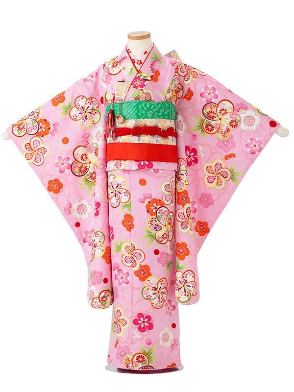 四つ身セット　ねじり梅　ピンク 四つ身セット ねじり梅 ピンク 四つ身セット ねじり梅 ピンク 楽天市場