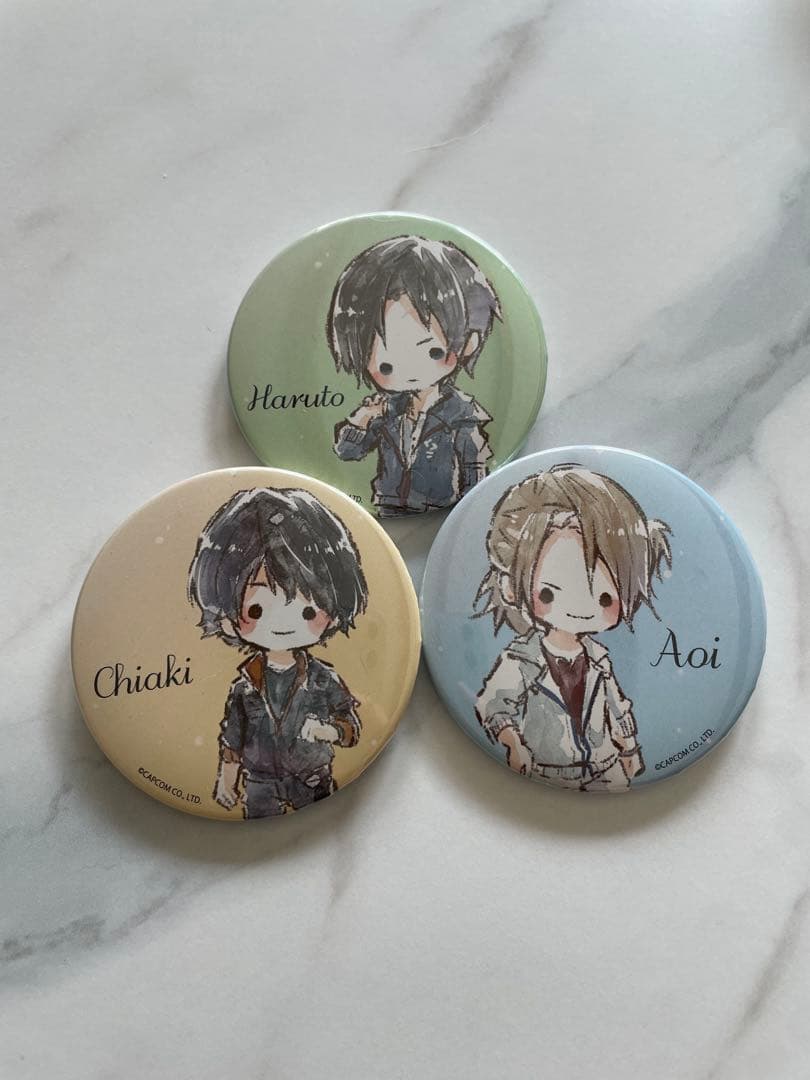 囚われのパルマ ハルト チアキ アオイ 缶バッジ - メルカリ