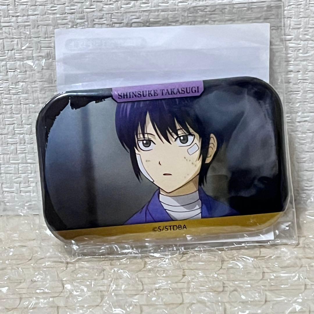 銀魂キャラポップストア高杉祭 エリザベスからの挑戦状 スクエア缶バッジ 高杉晋助 銀魂 キャラポップストア】 ㊗高杉祭 開催㊗ オンライン限定