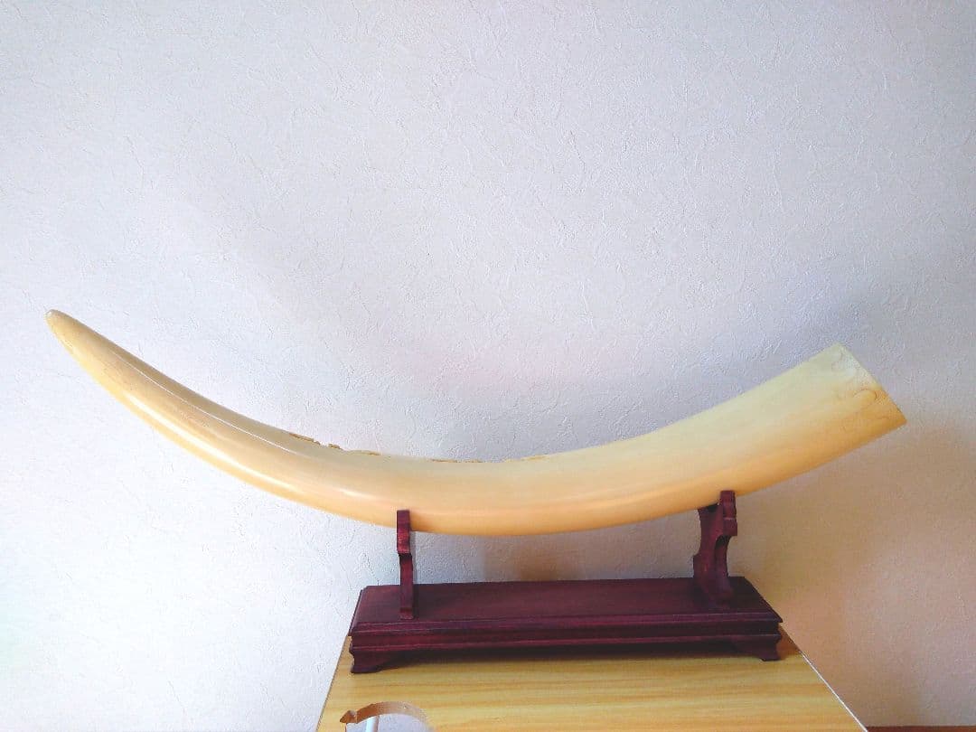 象牙風 一本物 置物 オブジェ 七福神 骨董品 彫り物 インテリア 骨董