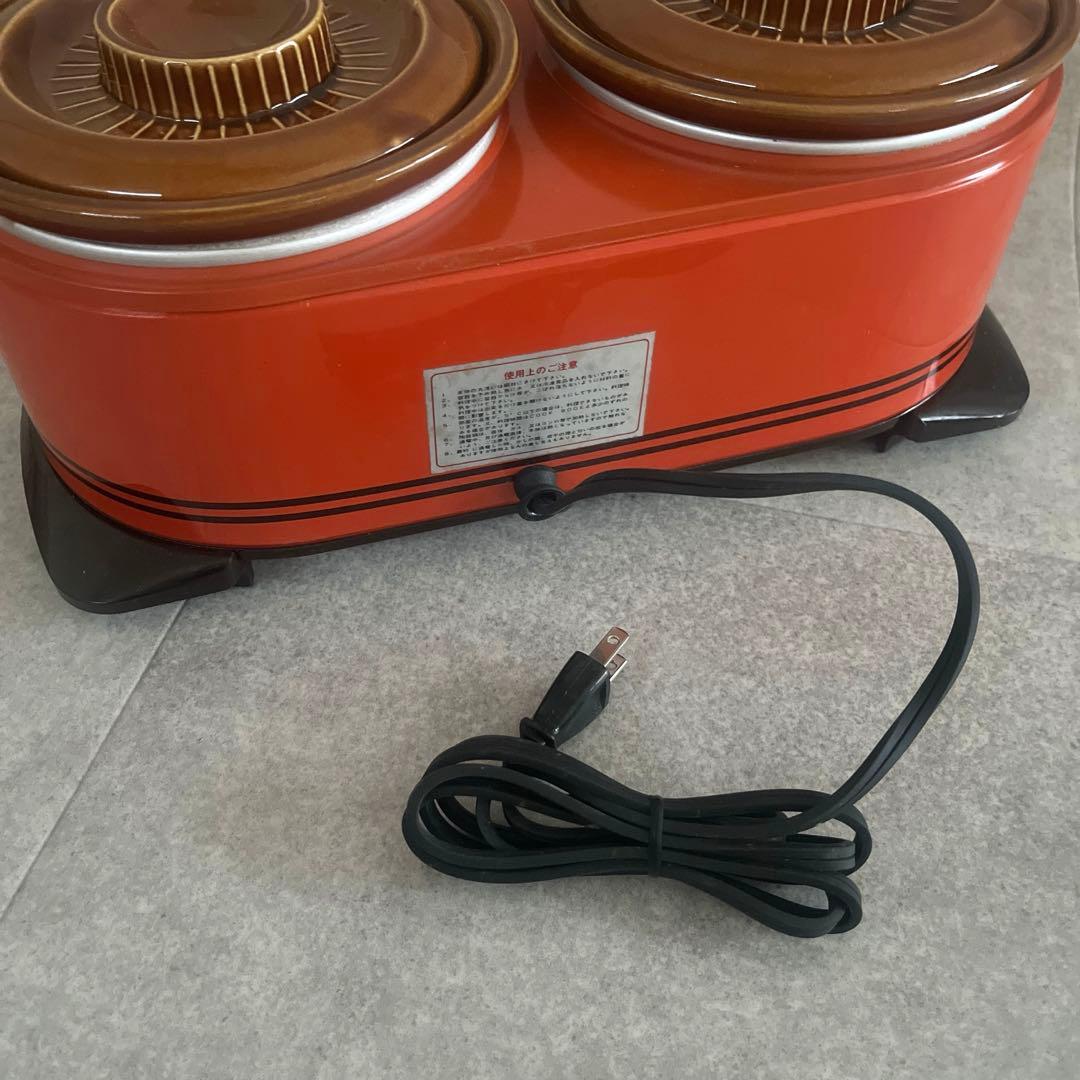 今西金属 クロックポット ミニツインクロック スロークッカー 昭和