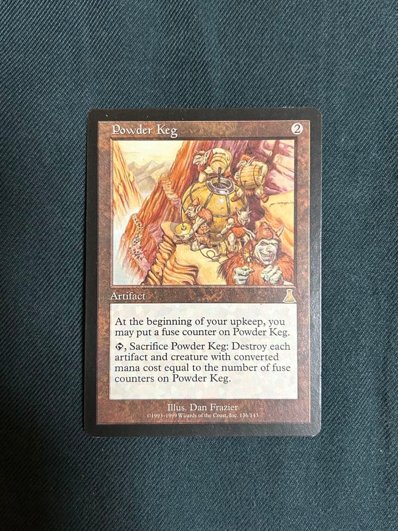 MTG 火薬樽 powder keg ウルザズディステニー Eng 火薬樽 (Powder Keg) · Urza's Destiny (UDS) #136 · Scryfall Magic