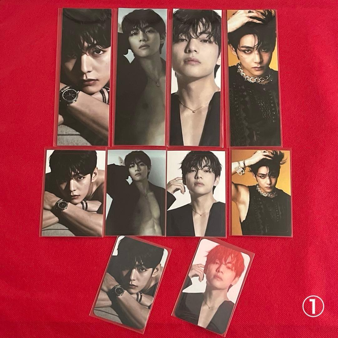 BTS ロングステッカー・ステッカー・ホログラム両面フォトカード等♡V