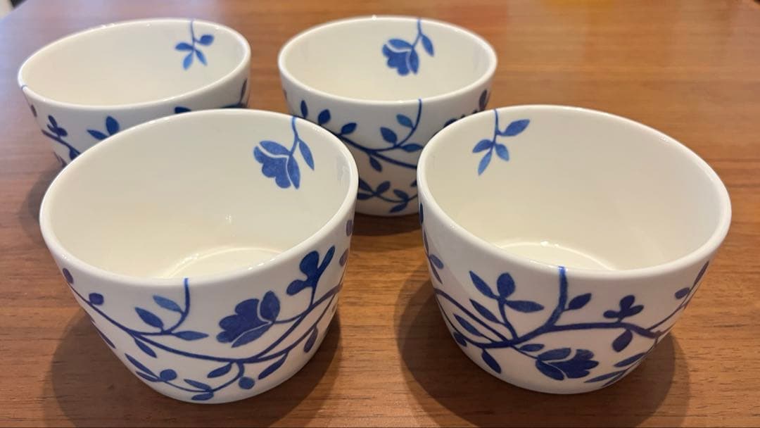  Pergola 花柄 食器 4個セット　希少　廃盤 姫皿（はしおき）四季の花 5枚セット