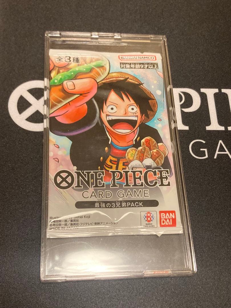ワンピースカード　最強の3兄弟 PACK プロモ 未開封　学園ルフィ ワンピースカード 最強の3兄弟 PACK プロモ 未開封 学園ルフィ - メルカリ