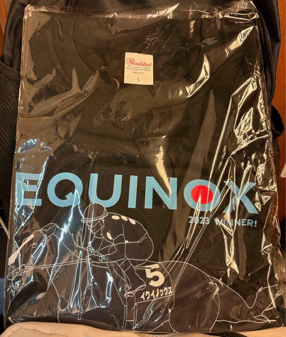 イクイノックス Tシャツ Lサイズ 公式 JRA welcomeチャンス 限定 イクイノックス Tシャツ Lサイズ 公式 JRA welcomeチャンス 限定