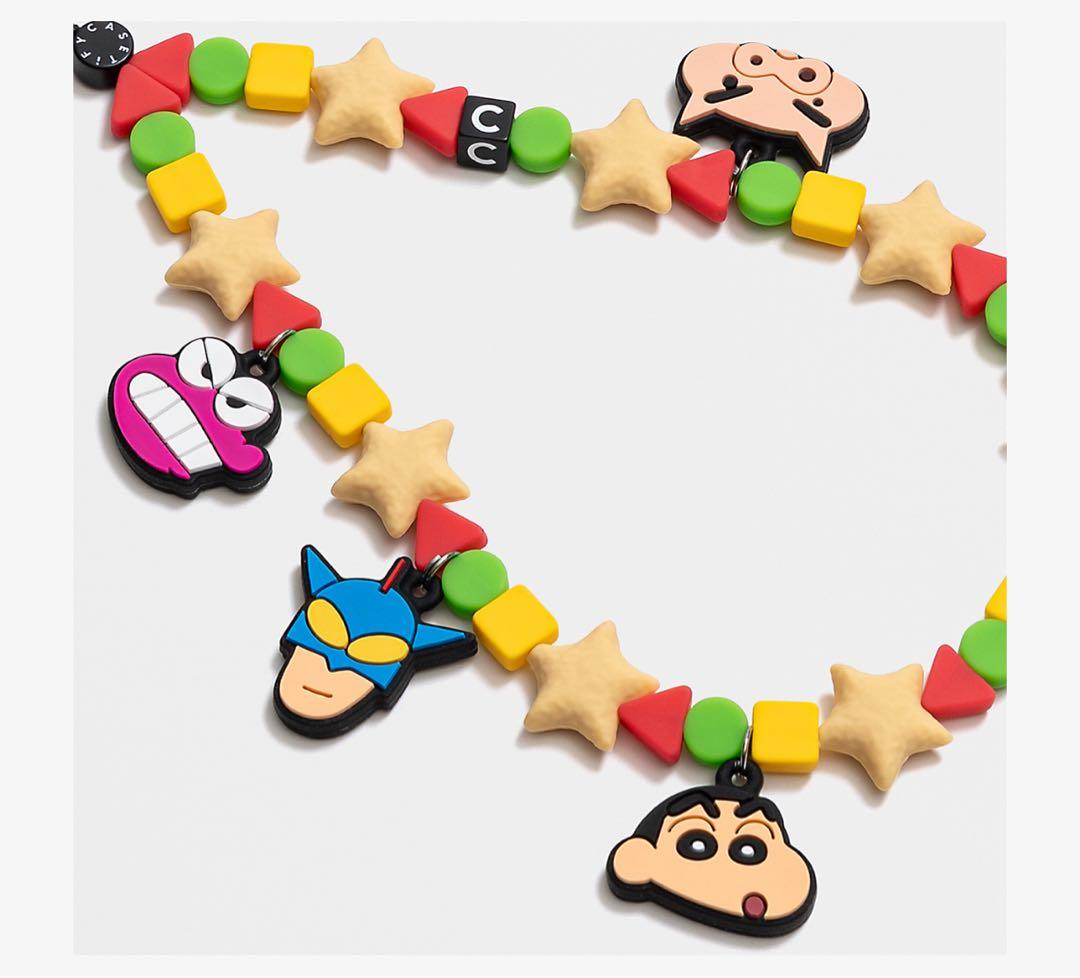 クレヨンしんちゃん　ストラップ クレヨンしんちゃん フォンタブストラップ ハイ！チーズ！ しんちゃん