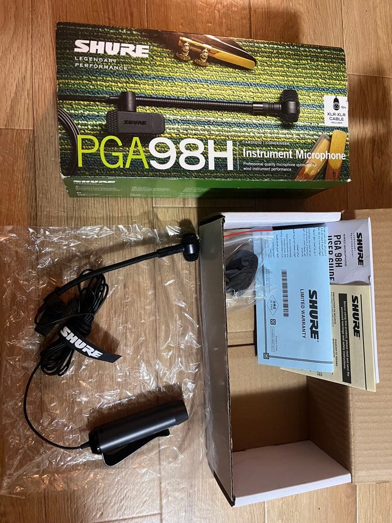 配信機器・PA機器・レコーディング機器 SHURE PGA98H PGA98H - Cardioid Condenser Instrument Clip Microphone - Shure USA
