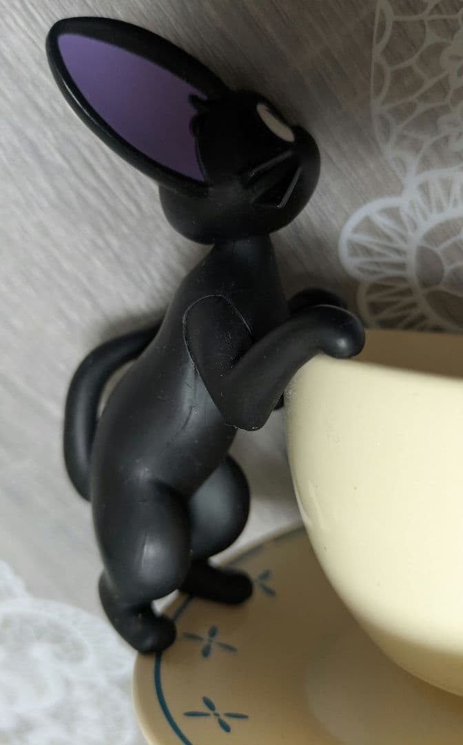 10/15迄】魔女の宅急便 ジジ 小物入れ カプチーノアート スタジオジブリ