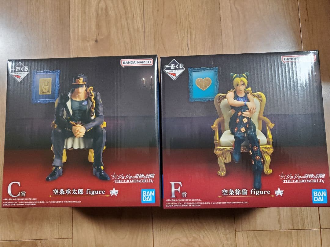 一番くじ ジョジョの奇妙な冒険 ジョジョワールド 承太郎 徐倫 2体セット 一番くじ ジョジョの奇妙な冒険-THE☆JOJO WORLD-」が発売決定