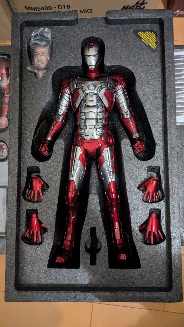 紅*姜様 ホットトイズ　アイアンマン　MK５ 電池未使用 Amazon.co.jp: ムービー・マスターピース DIECAST アイアンマン2
