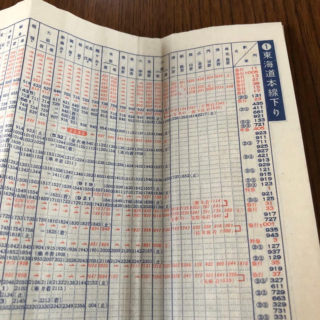 時刻表】1955年東海道＊飯田＊関西＊中央＊北陸＊近鉄＊名鉄 - メルカリ
