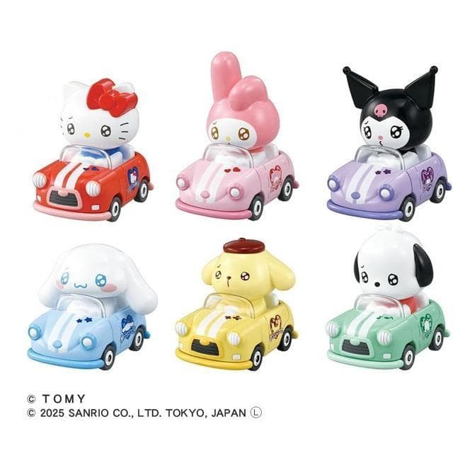 【6種コンプセット】ドリームトミカ TOMICA TUNES サンリオVol.1 送料無料 ドリームトミカ TOMICA TUNES SANRIO CHARACTERS Vol.1