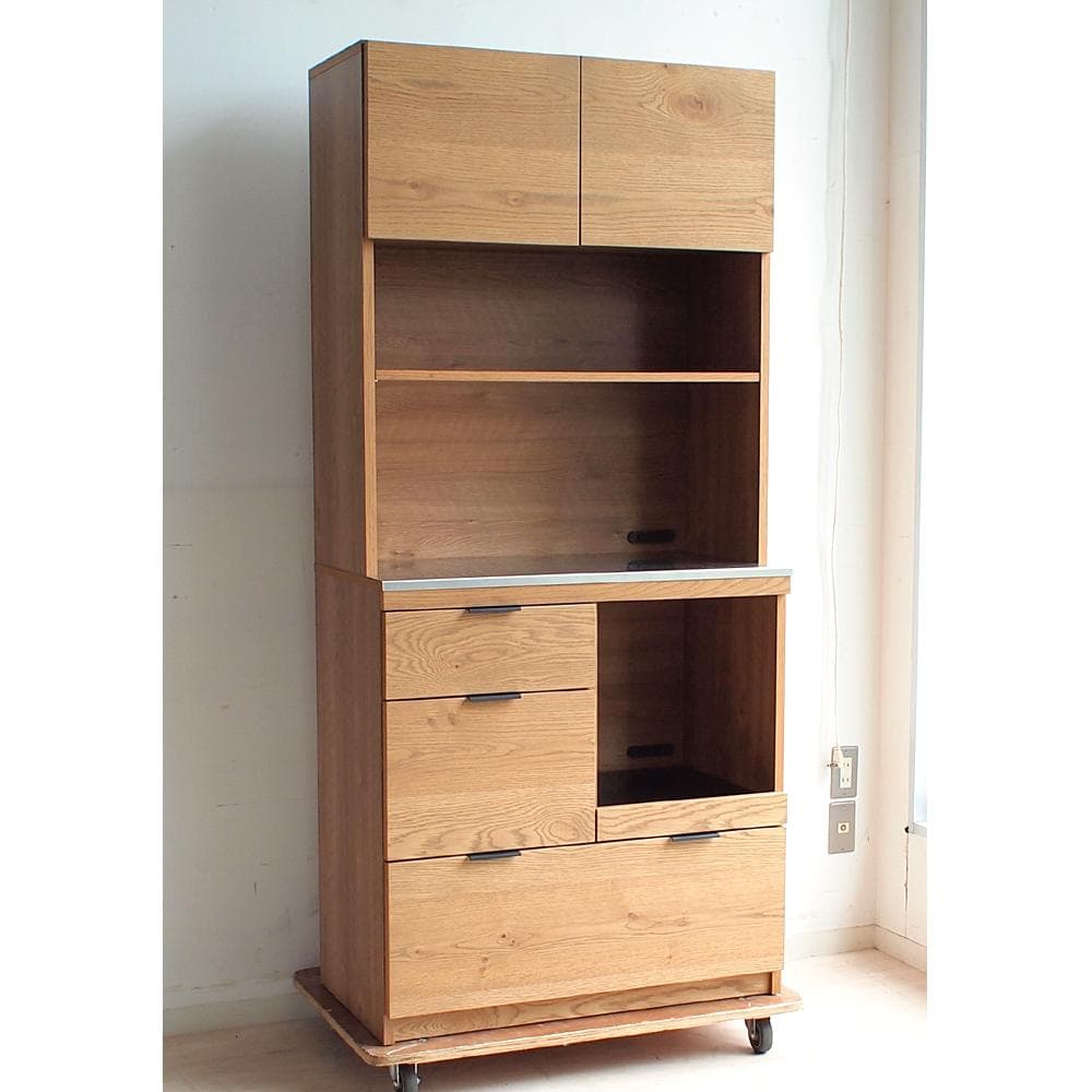 ウニコ/unico アディ/ADDAY キッチンボード 末次家具 ZR24000 unico ウニコ ADDAY アディ オーク材 キッチンボード レンジ 食器棚