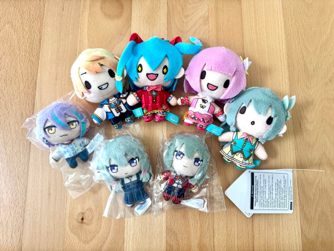 プロセカ ワンダショ ふわぷちvol.1 セガラッキーくじ ぬいぐるみ7点セット プロセカ ワンダショ ふわぷちvol.1 セガラッキーくじ ぬいぐるみ7点