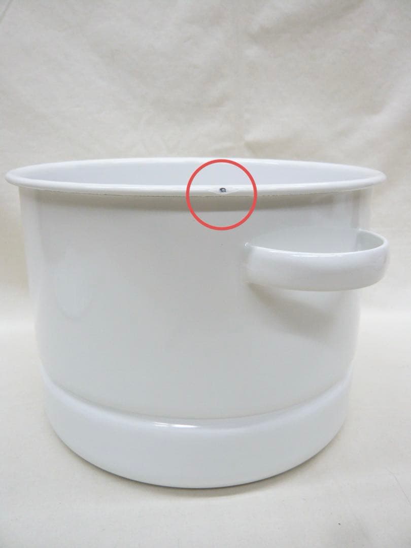 『にちにち道具』蒸し鍋21cm 5.0L 日本製 ガス・IH対応 野田琺瑯