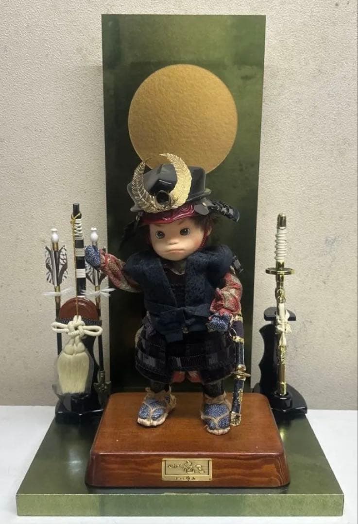 わんぱく家康 壱三式関節人形 総手縫 工房作品 定価32万円 資料付き展示未使用 人形工房壹三（いちぞう）|弦