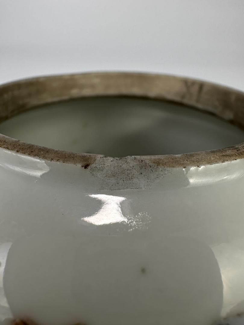 中国清代 粉彩雑宝文 水洗 水盂 文房具 唐物 時代 古玩 - メルカリ