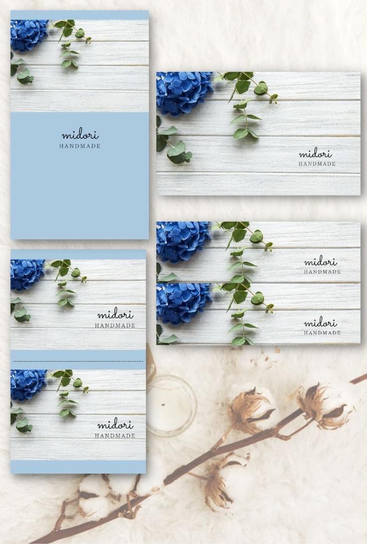 ショップカード アクセサリー台紙 サンキューカード 名刺 ★No.259 片面100枚】名刺 ショップカード サンキューカード アクセサリー台紙