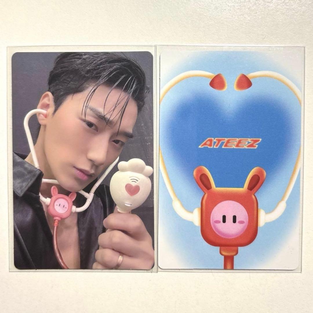ateez サン US B&N 特典トレカ ATEEZ サン 封入コンプ+店舗特典トレカ - メルカリ