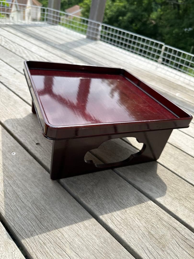 木曽漆器　春慶塗　お膳　8客 木曽漆器 春慶塗 お膳 8客 - メルカリ