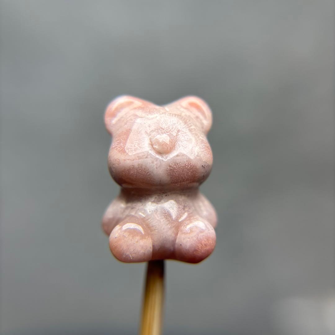 あずきちゃんフォッシルコーラル　クマパーツ　1-155 くまちゃんキャミワンピース - Ank Rouge(アンクルージュ)のワンピース