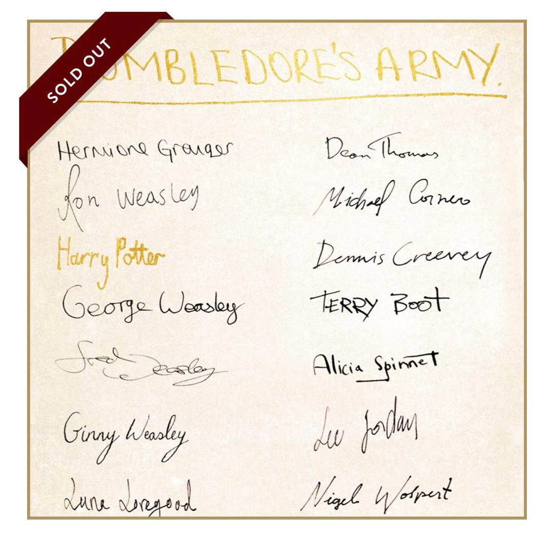世界限定250枚】ミナリマ アートプリント ダンブルドア軍団 不死鳥の