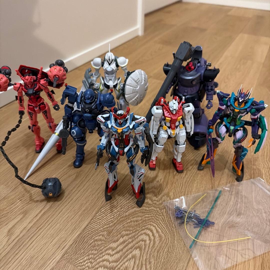 【組立済】HG ジークアクス 7体セット 新構造満載！！ ガンプラ ガンダムシークアクス HGジークアクス