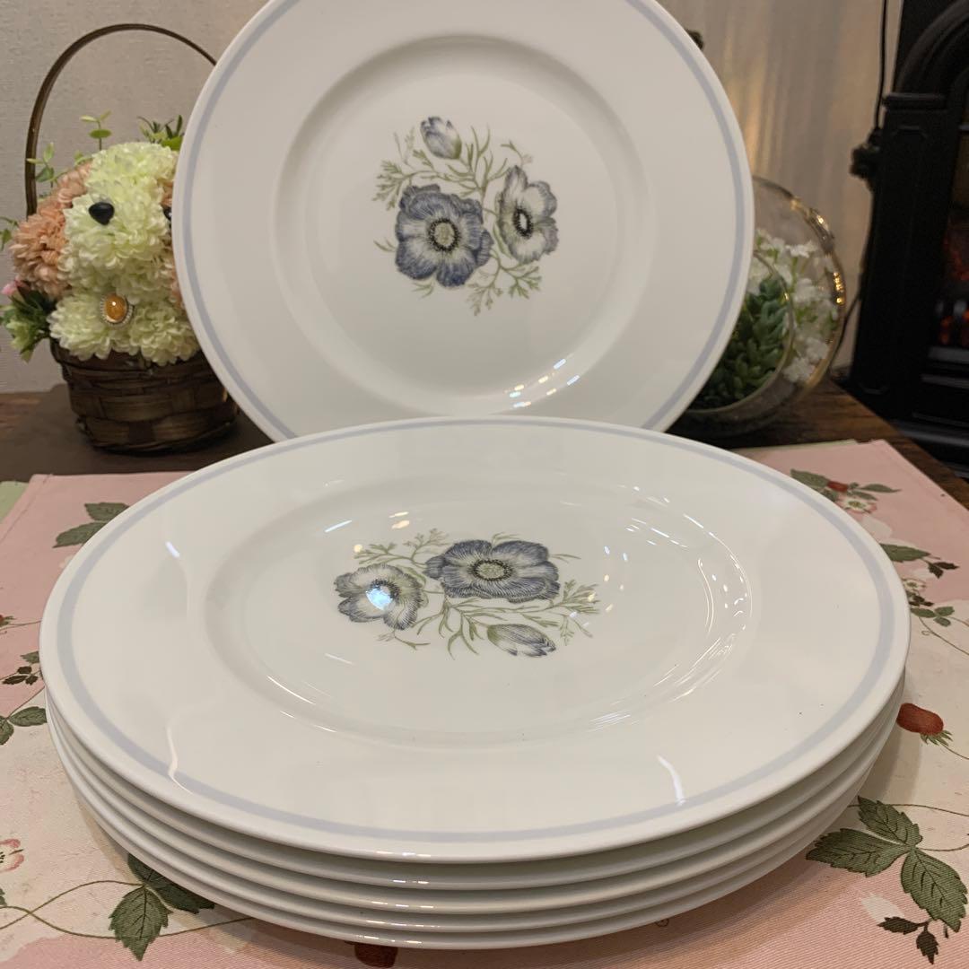 ウェッジウッド グレンミスト　スージークーパー　27cmディナープレート　6枚 WEDGWOOD - ウェッジウッド グレンミスト スージークーパー 27cm