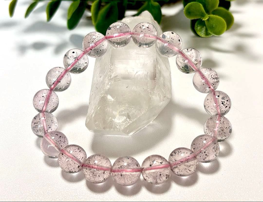 究極品質　光を纏いし女神の聖石　幻のブラックマイカインヒマラヤローズクォーツ 究極品質 光を纏いし女神の聖石 幻のブラックマイカインヒマラヤローズ