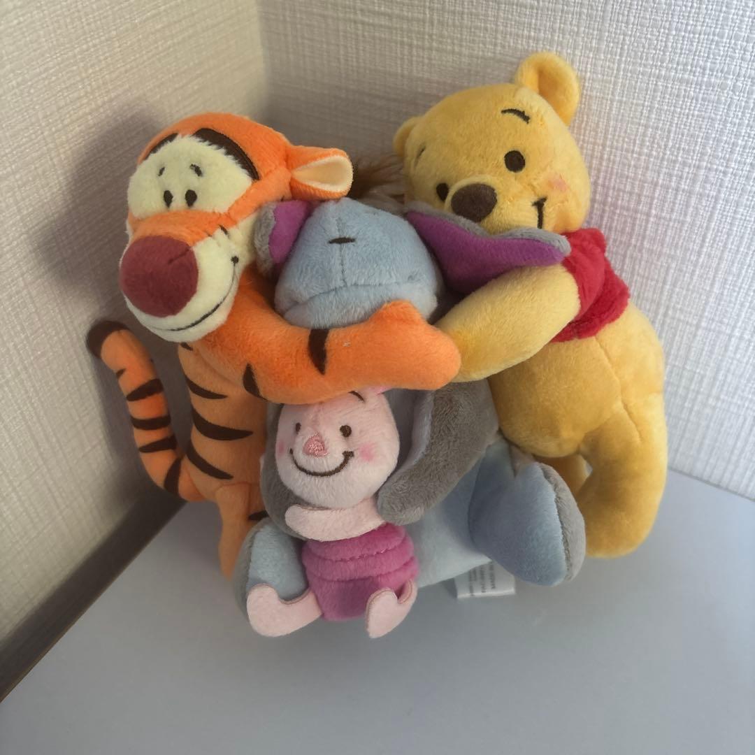 ディズニー　プーさん＆フレンズ　HUG ぬいぐるみ キーチェーン キーホルダー Winnie the Pooh プーさんマスコットキーチェーン|【ぬいぐるみの