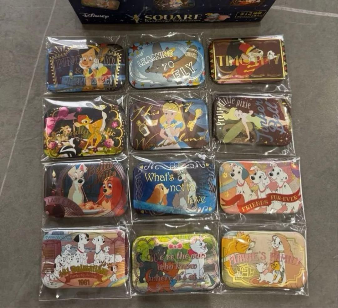 ディズニースクエアカンバッジコレクション 12個コンプリート Amazon.co.jp: ディズニー[缶バッジ]スクエア カンバッジ コレクション