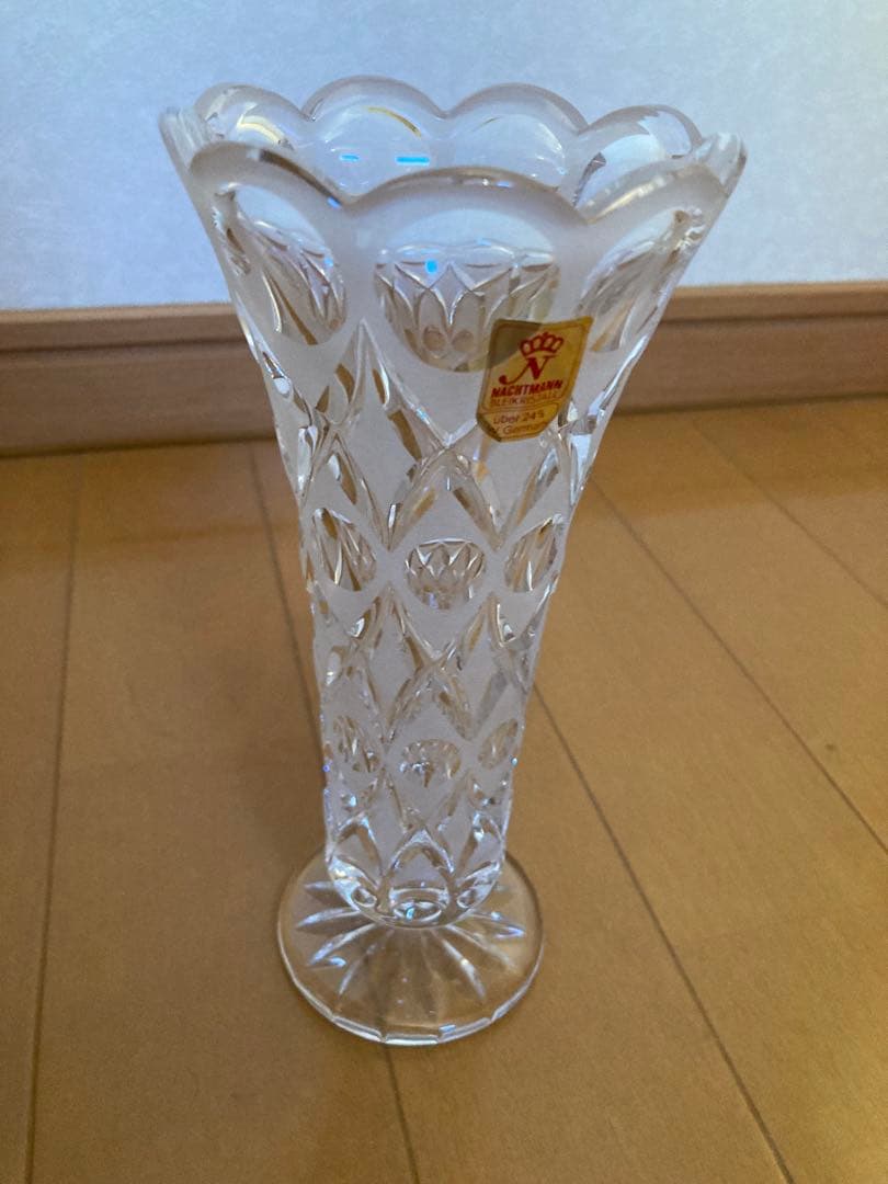 ドイツ製 ナハトマン NACHTMANN クリスタル 花瓶 NACHTMANN ナハトマン クリスタル 花瓶 フラワーベース② - メルカリ