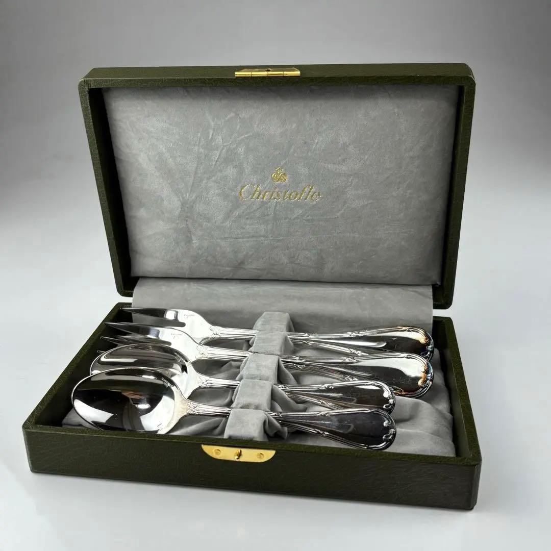 クリストフル カトラリーセット リュバン　4本 クリストフル Christofle リュバン ナイフ フォーク スプーンセット