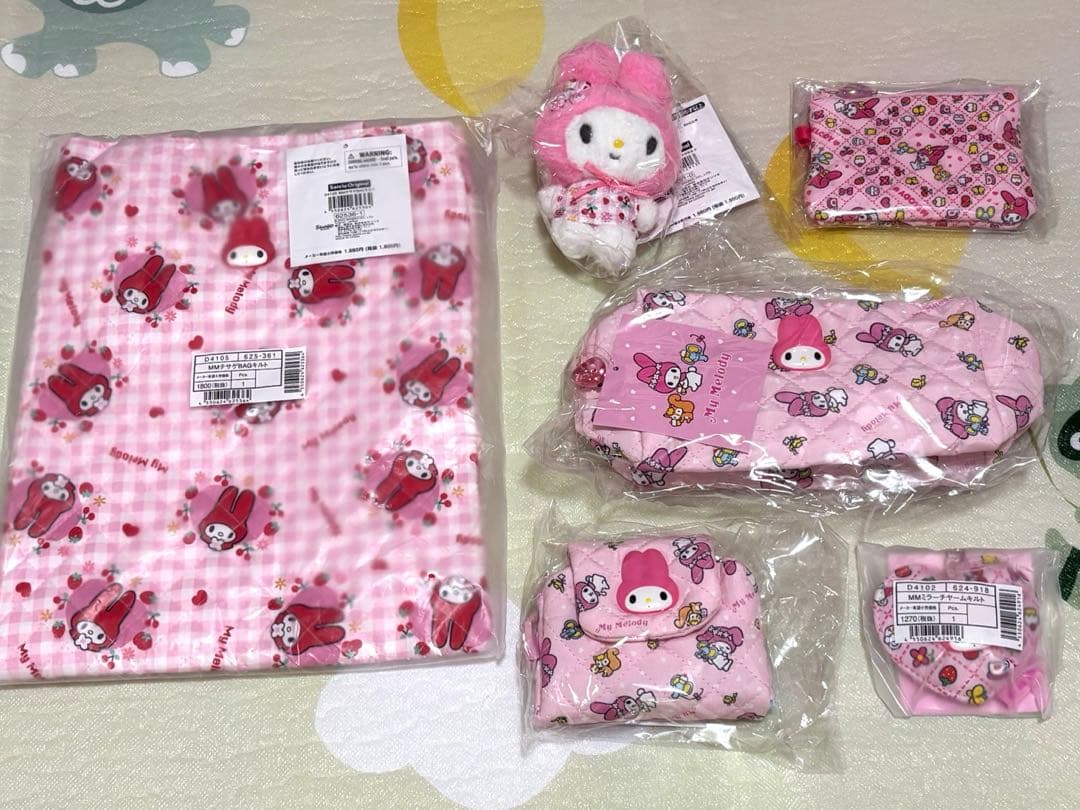 マイメロディ みんなのキルトシリーズ 6点セット 💗 この可愛さは買う一択だろうが😍 #mymelody#マイメロディ#サンリオ
