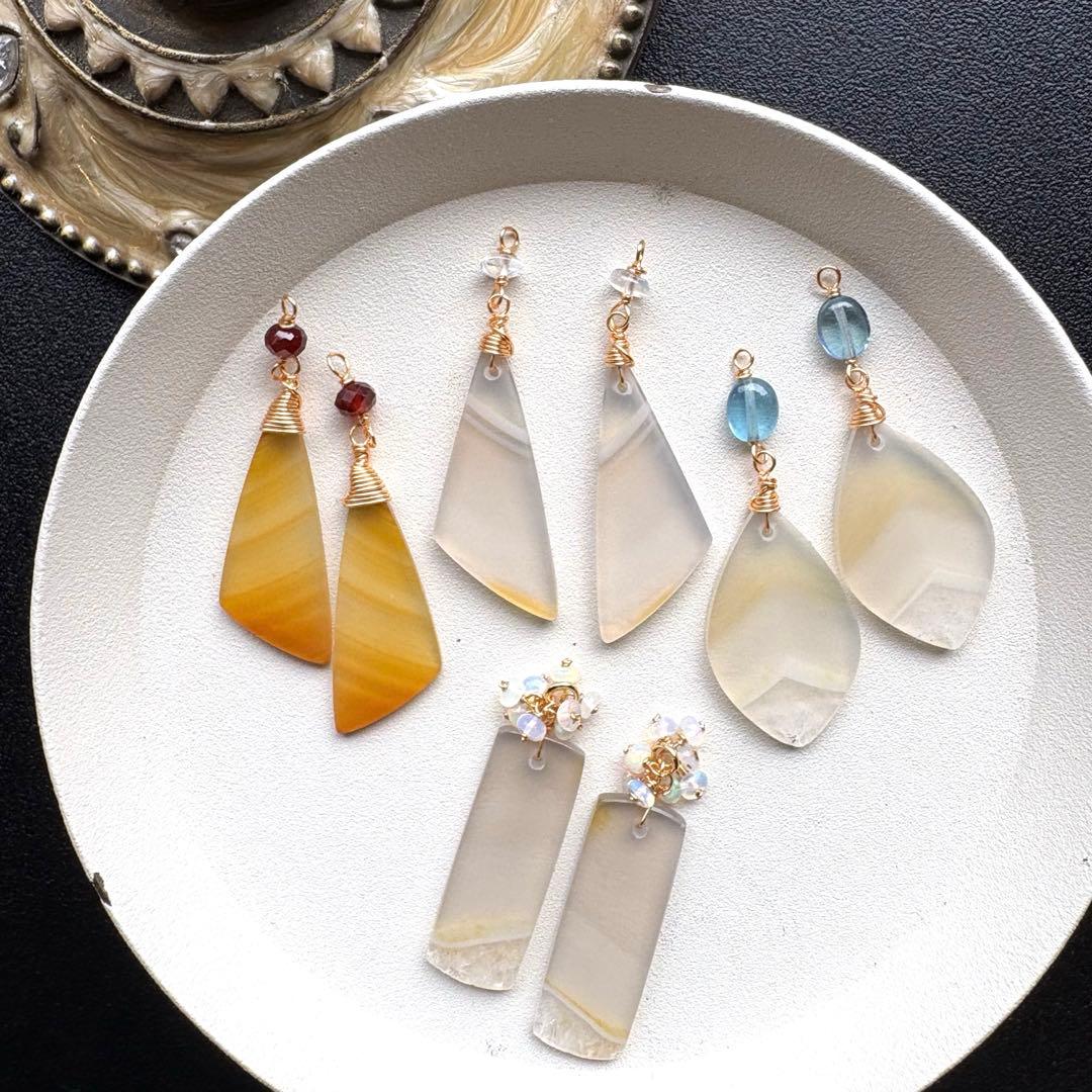 《Kaya様》専用ページ①アイリスアゲート＊チャーム