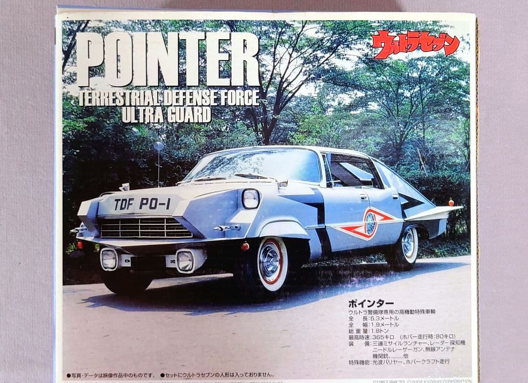 ウルトラセブン　ポインター　TDF PO-1　1/28 RC　ミニッツレーサー Amazon.co.jp: 京商 MINI-Z ウルトラセブン ポインター レディセット