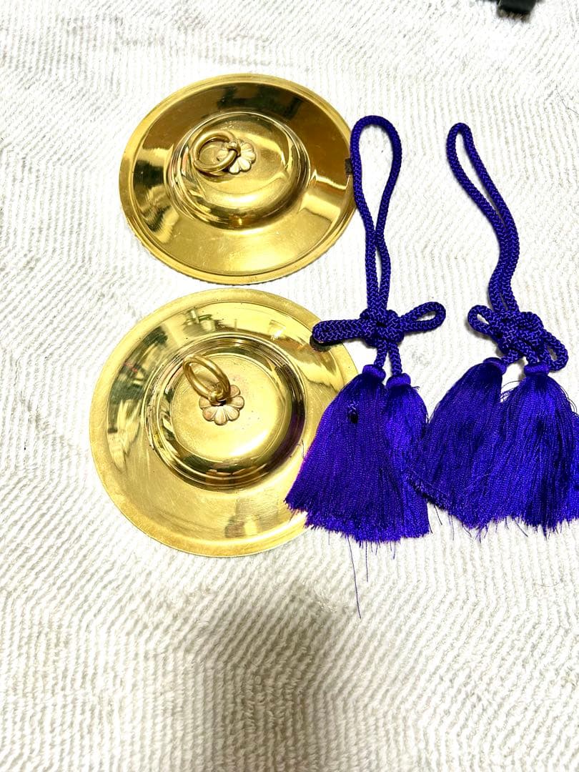 チャッパ　手拍子　和楽器　祭り 楽天市場】【日本製・真鍮製】手拍子（ちゃっぱ）7寸 直径21cm 重目 房