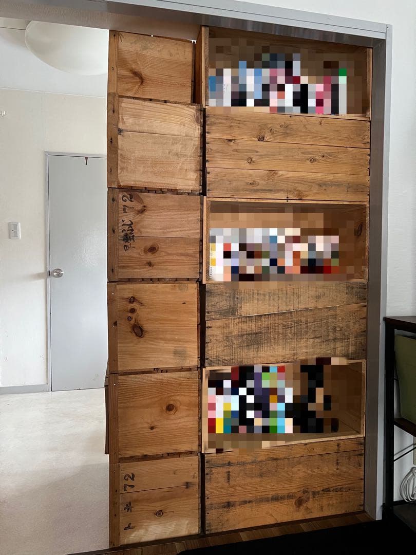 リンゴ箱　りんご箱　12個セット　DIY 令和のりんご箱」手作りキット 【新坂製函】 木製 箱 おしゃれ 木の箱