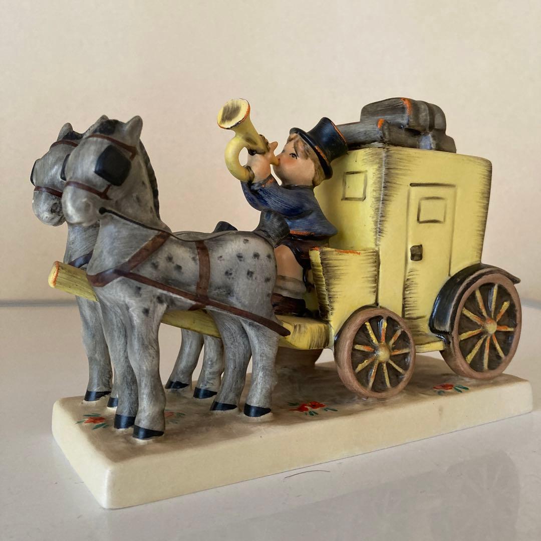 フンメル人形 The Mail is Here 郵便配達 馬車 フンメル人形 The Mail is Here 郵便配達馬車