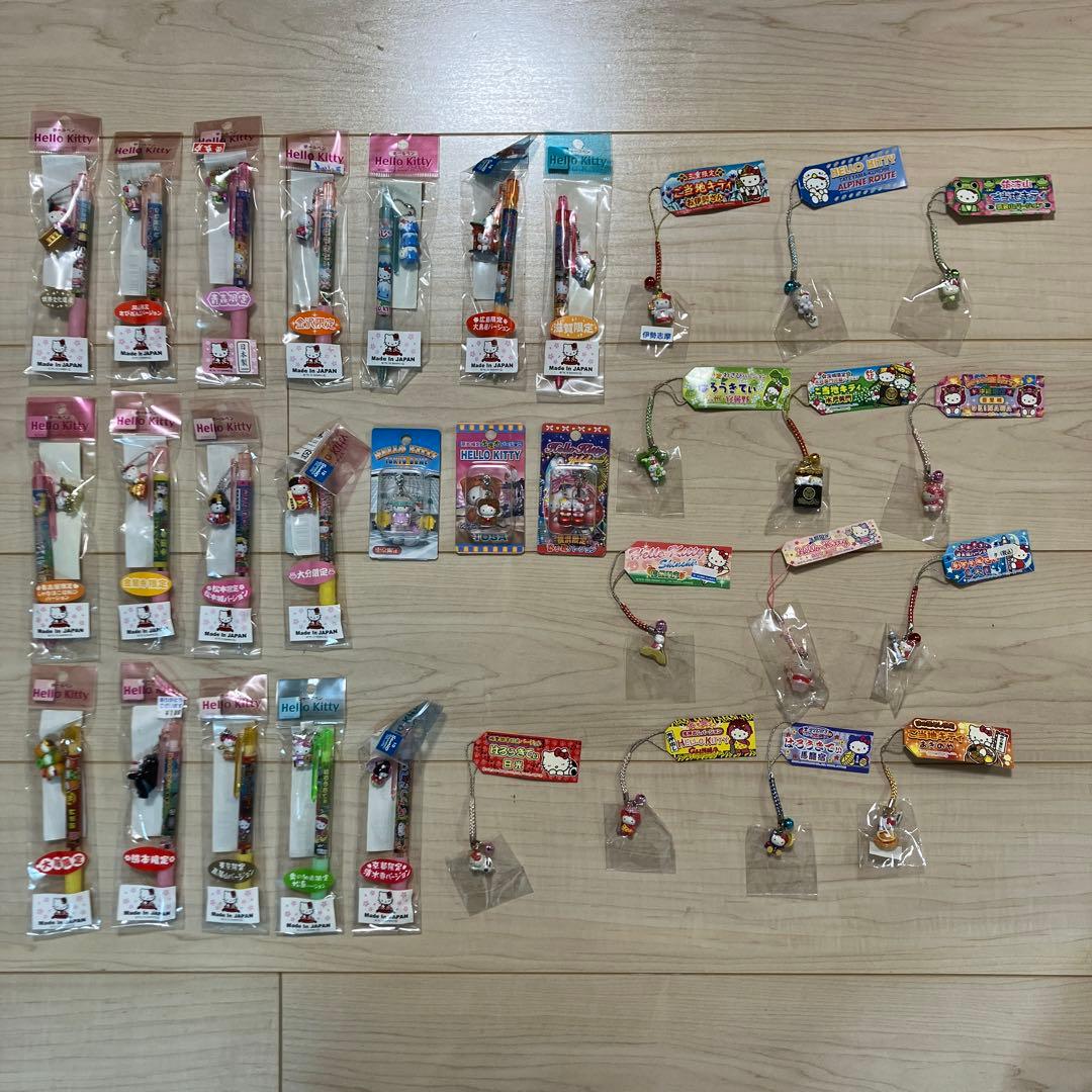 ［新品］ご当地キティ　ストラップ　ボールペン　シャープペン　セット 期間限定 お値下げ ご当地キティ ボールペン シャープペン セット