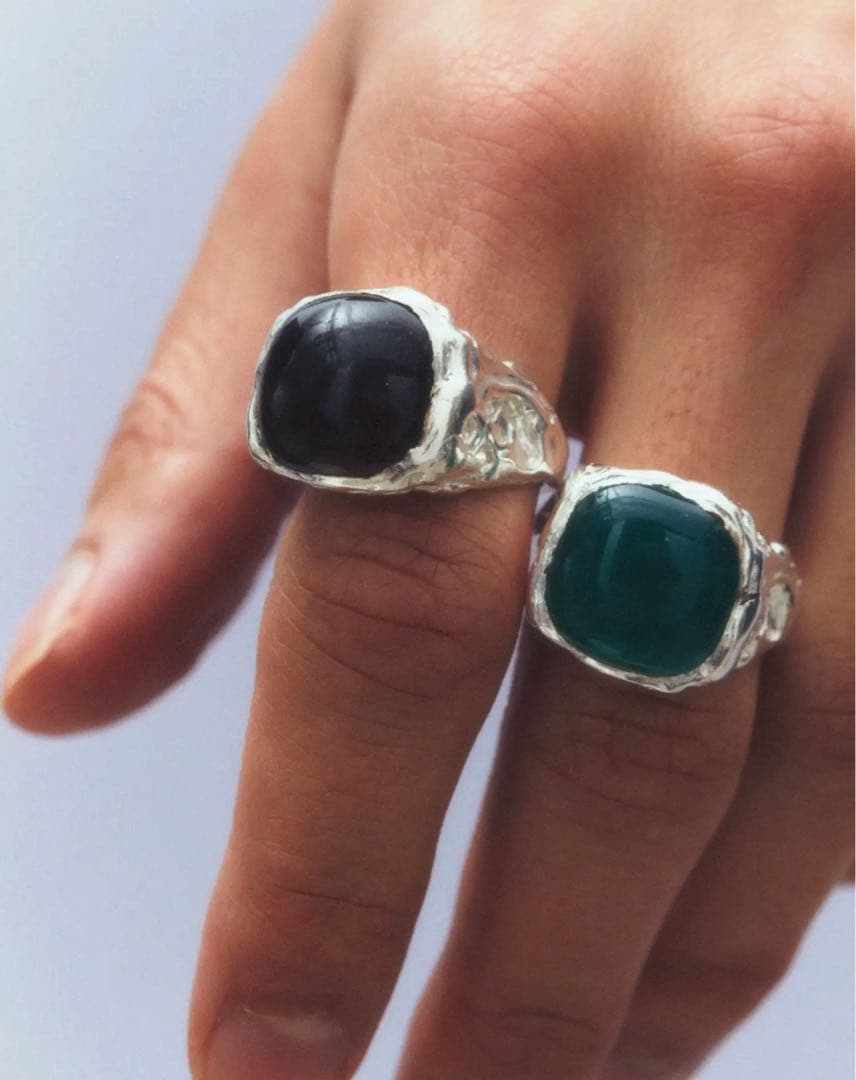 simuero ring boyabrown 18号 OLA BROWN - Handmade silver ring | Simuero