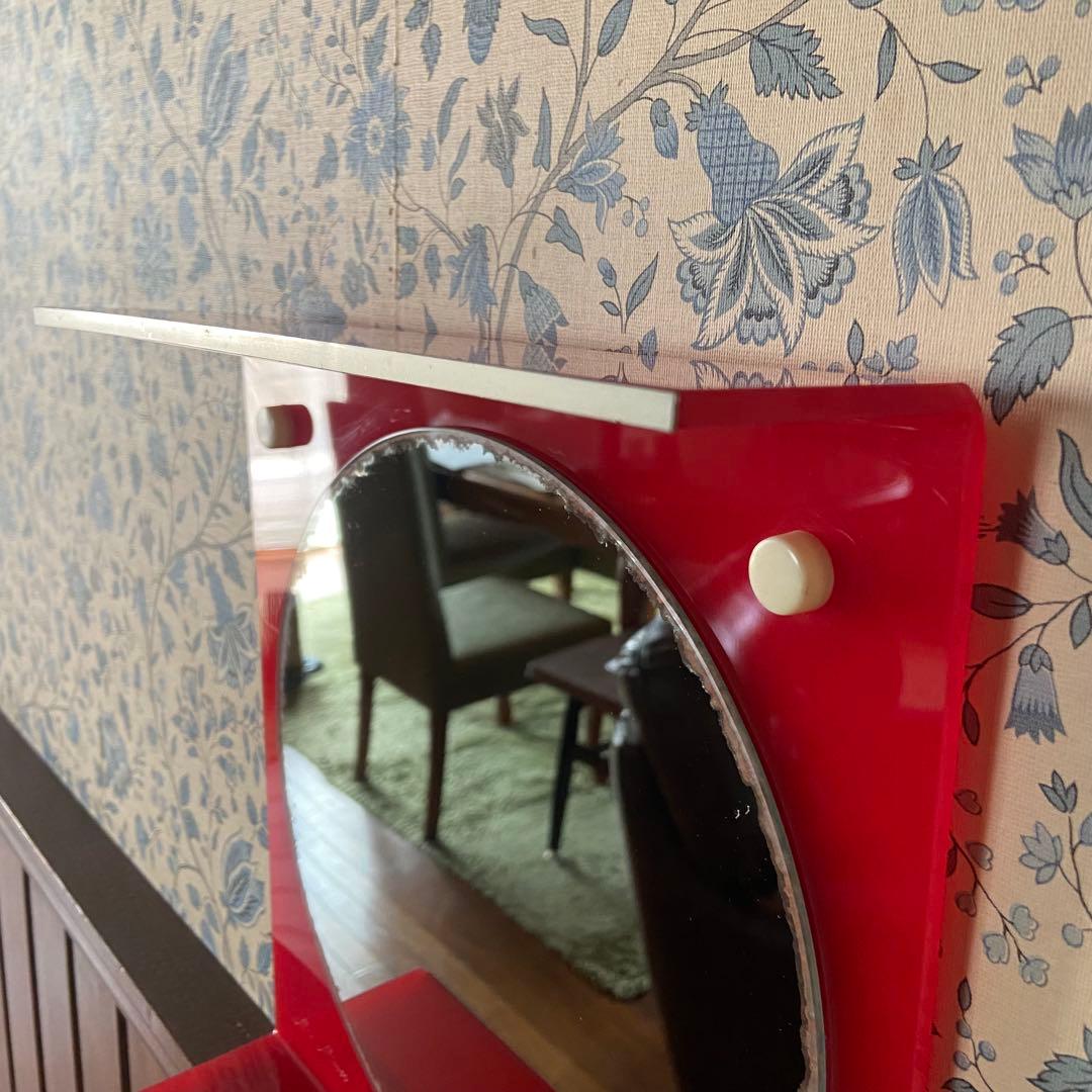 スペースエイジ 壁掛け鏡 ´70s ミッドセンチュリー 希少 - メルカリ