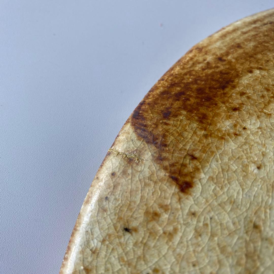 希少 武内晴二郎 鉄砂丸紋抜絵大皿 民藝 - メルカリ