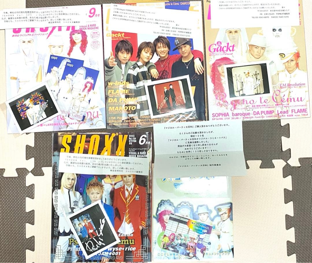 当選品】Lida AYA DAISHIサイン入りポラ他　サイコルシェイム 当選品】Lida AYA DAISHIサイン入りポラ他 サイコルシェイム - メルカリ