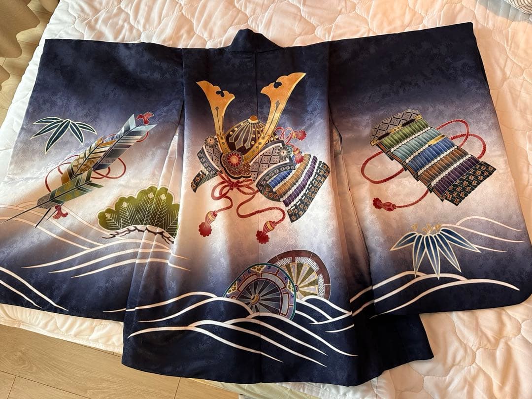 【五歳　七五三用着物12点フルセット】※肩上げ済 楽天市場】(肩上げ/五歳子供用) お仕立てオプション 肩上げ ※仕立て